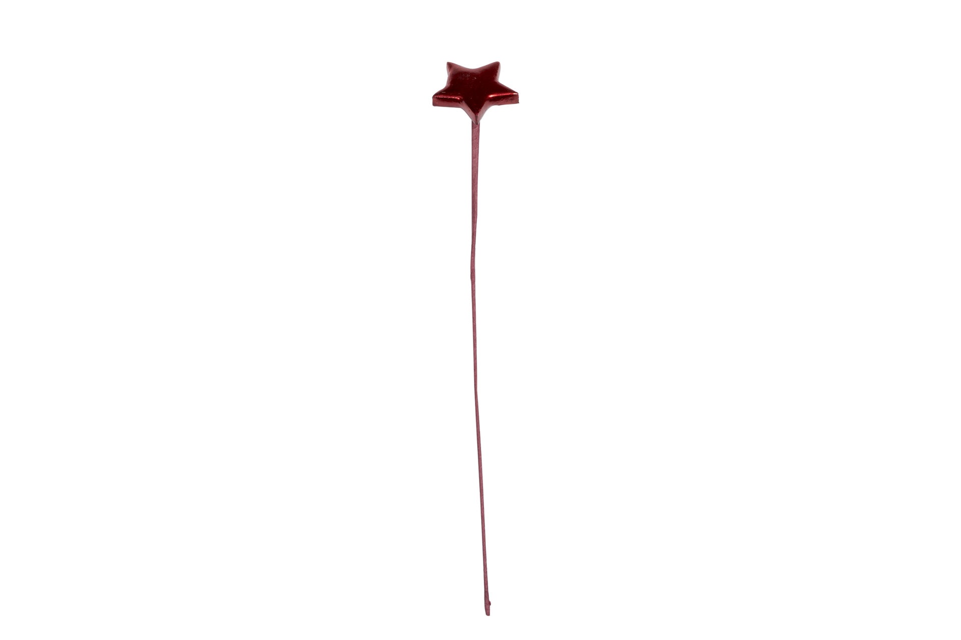 Bild på Wire Stjärna Röd 4,5cm 24/fpk 930121