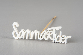 Bild på Sticks Sommartider Vit (44517) 9 X 3 Cm 24/Fpn