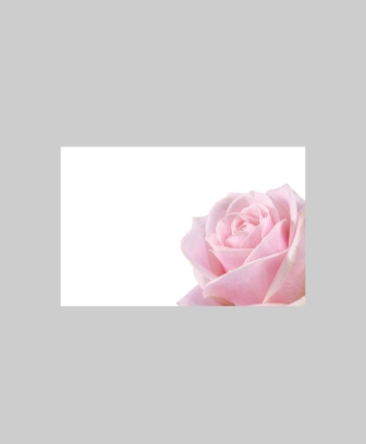 Bild på Blomsterkort Med Rosa Ros 50/Fpn