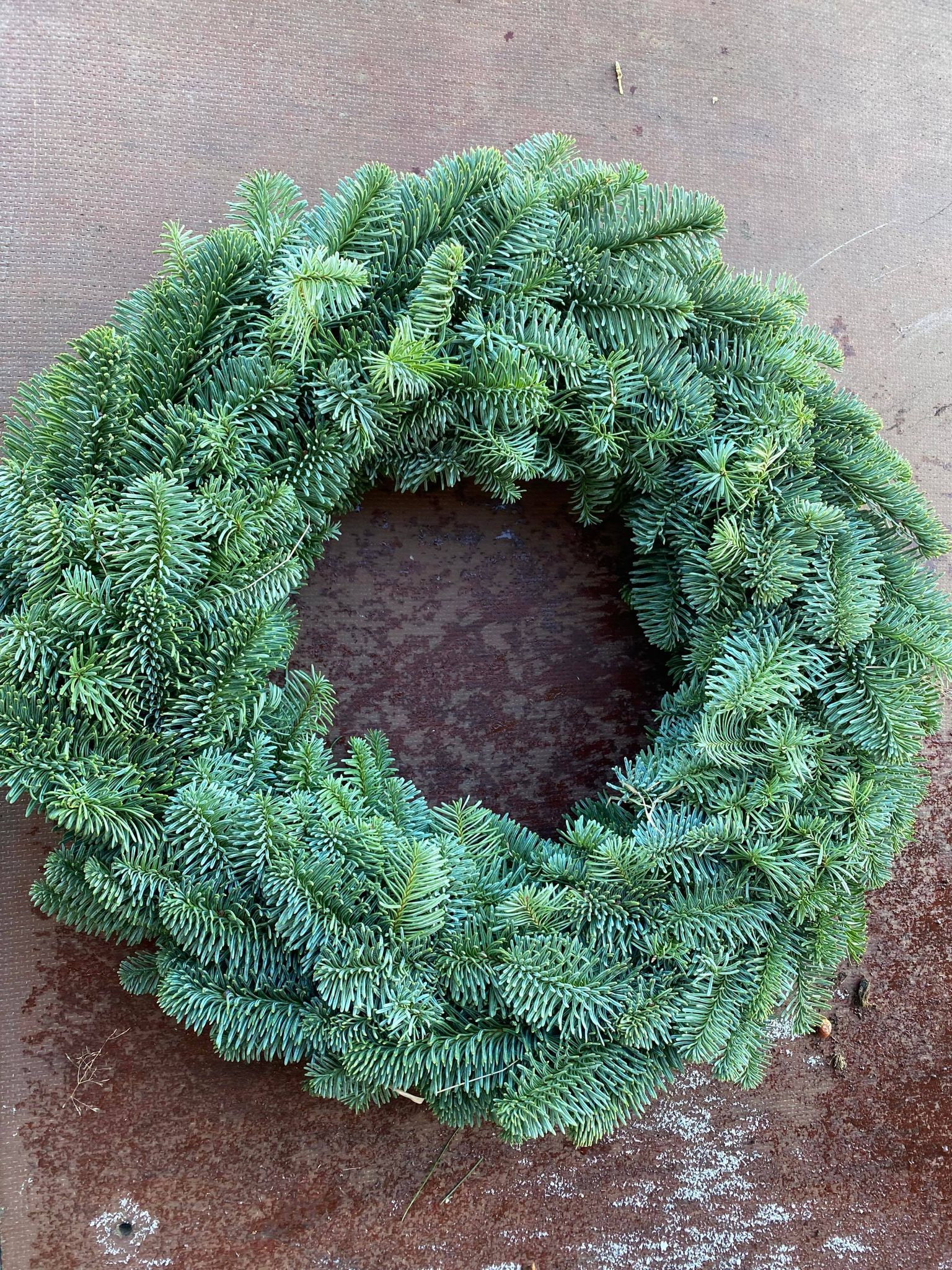 Bild på Adventskrans Rundbunden Gran 25 cm
