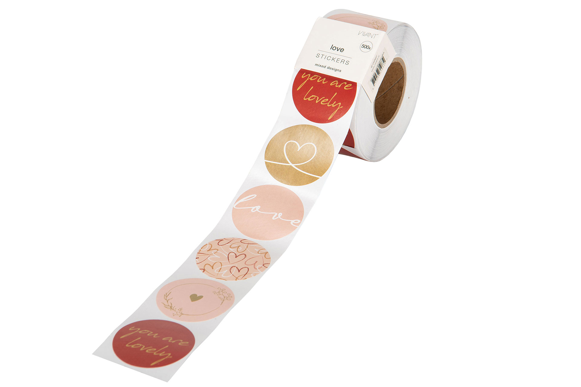 Bild på Etikett Love mix  40mm  500st  09845004-998