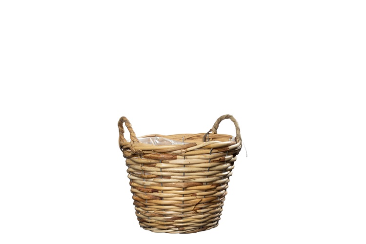 Bild på Korg Rund 956008  inv.plast D23 H17 Natur